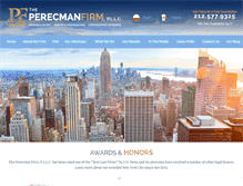 Tablet Screenshot of perecman.com